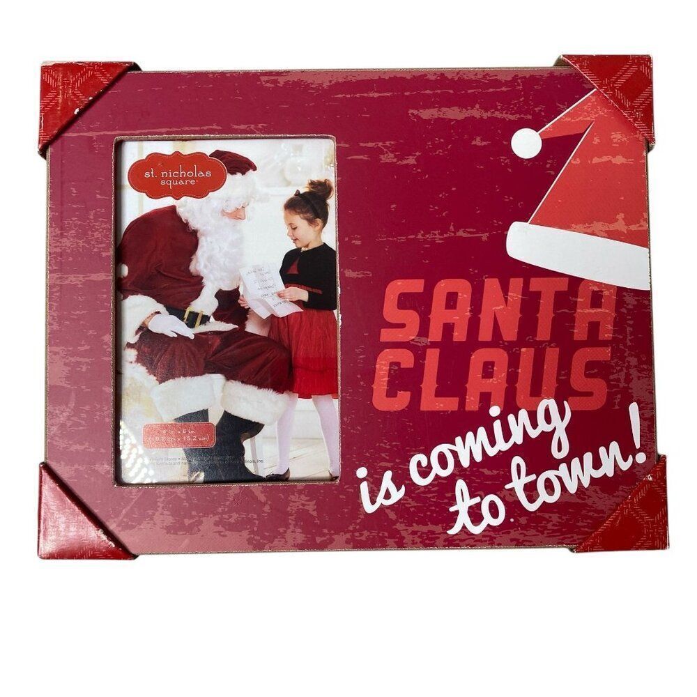 St. Nicholas Square Santa Claus Picture Frame - New Christmas Decor